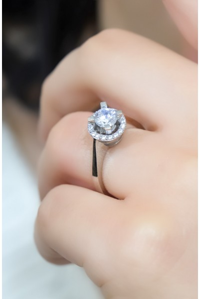 TEKTAŞ YÜZÜK 14 AYAR A044547