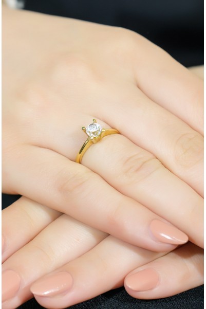 TEKTAŞ YÜZÜK 14 AYAR A044557