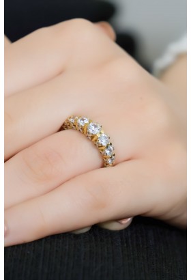 YARIM TUR YÜZÜK 14 AYAR A044564