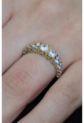 YARIM TUR YÜZÜK 14 AYAR A044564