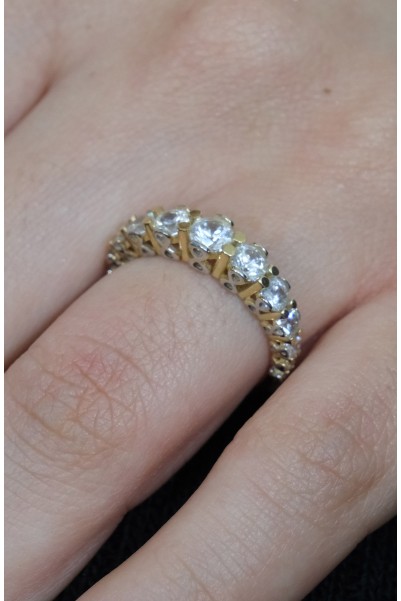 YARIM TUR YÜZÜK 14 AYAR A044564