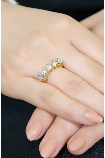 BEŞTAŞ YÜZÜK 14 AYAR A045497 BEŞTAŞ YÜZÜK 14 AYAR A045497