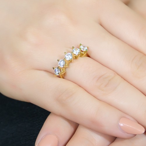 BEŞTAŞ YÜZÜK 14 AYAR A045497 BEŞTAŞ YÜZÜK 14 AYAR A045497