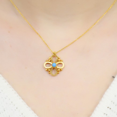 DORİKALO ÇİÇEK KOLYE 22 AYAR A045717 DORİKALO ÇİÇEK KOLYE 22 AYAR A045717