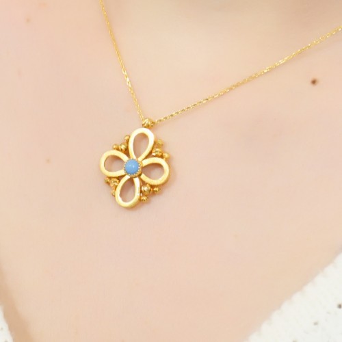 DORİKALO ÇİÇEK KOLYE 22 AYAR A045717 DORİKALO ÇİÇEK KOLYE 22 AYAR A045717