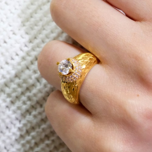 TEKTAŞ YÜZÜK 22 AYAR A045724 TEKTAŞ YÜZÜK 22 AYAR A045724