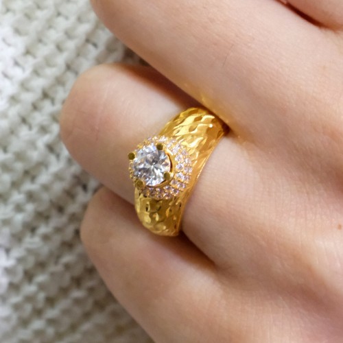 TEKTAŞ YÜZÜK 22 AYAR A045724 TEKTAŞ YÜZÜK 22 AYAR A045724