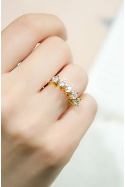 BEŞTAŞ YÜZÜK 14 AYAR A046227 BEŞTAŞ YÜZÜK 14 AYAR A046227