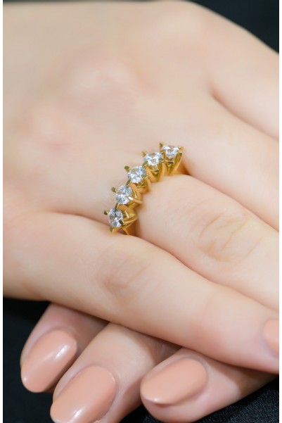 BEŞTAŞ YÜZÜK 14 AYAR A046831 BEŞTAŞ YÜZÜK 14 AYAR A046831