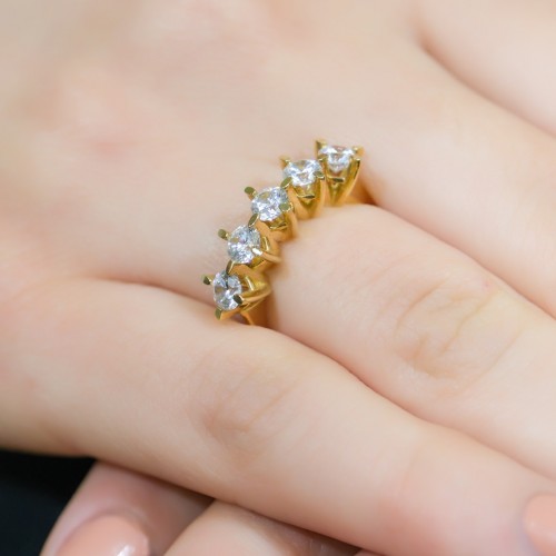 BEŞTAŞ YÜZÜK 14 AYAR A046831 BEŞTAŞ YÜZÜK 14 AYAR A046831