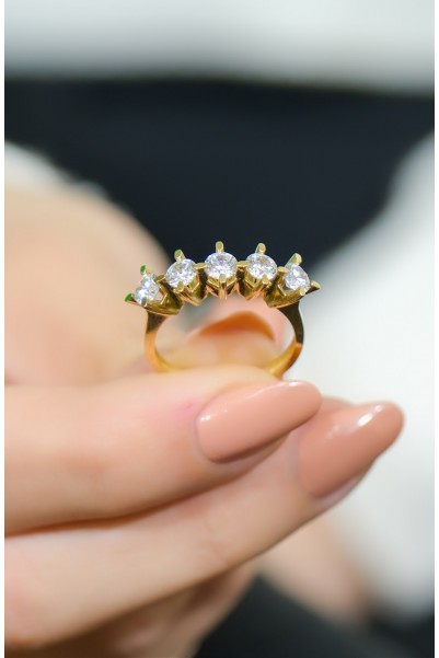 BEŞTAŞ YÜZÜK 14 AYAR A046831 BEŞTAŞ YÜZÜK 14 AYAR A046831