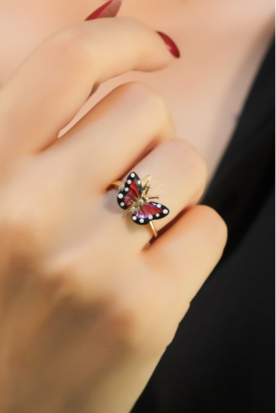 ROBERTO BRAVO MONARCH BUTTERFLY YÜZÜK A046916 ROBERTO BRAVO MONARCH BUTTERFLY YÜZÜK A046916