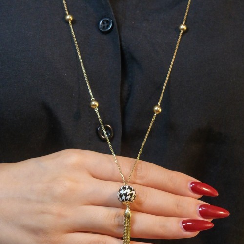 ROBERTO BRAVO PİED DE POULE KOLYE A046981 ROBERTO BRAVO PİED DE POULE KOLYE A046981