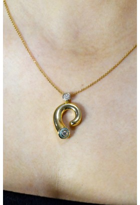 ÖZEL TASARIM KOLYE 14 AYAR A047582