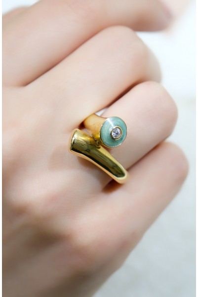 FANTAZİ YÜZÜK 14 AYAR A047592