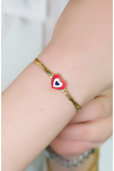 BALIK SIRTI KALP BİLEKLİK 14 AYAR A048129