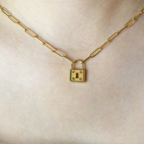 ATAÇ ZİNCİR KİLİT KOLYE 14 AYAR A048135 ATAÇ ZİNCİR KİLİT KOLYE 14 AYAR A048135