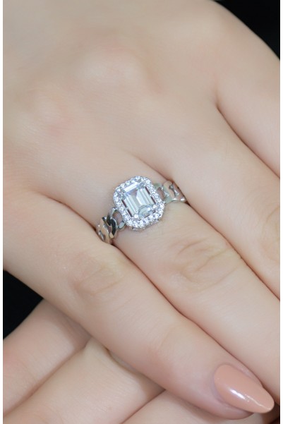 BAGET YÜZÜK 14 AYAR A048216