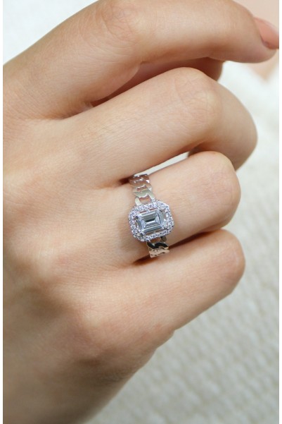 BAGET YÜZÜK 14 AYAR A048216