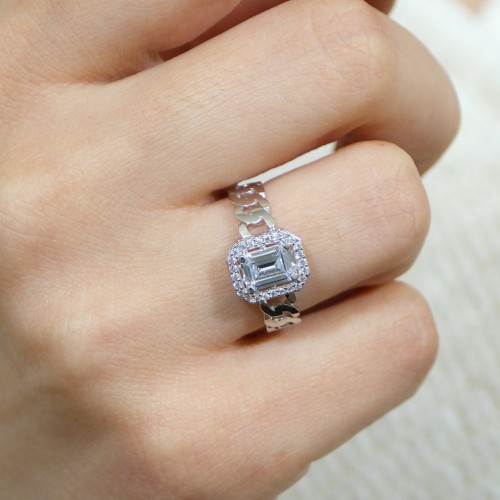 BAGET YÜZÜK 14 AYAR A048216 BAGET YÜZÜK 14 AYAR A048216