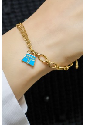 SALLANTILI ÇANTA BİLEKLİK 14 AYAR A048873 SALLANTILI ÇANTA BİLEKLİK 14 AYAR A048873