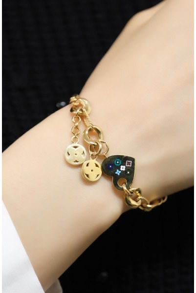 SALLANTILI KALP BİLEKLİK 14 AYAR A049214