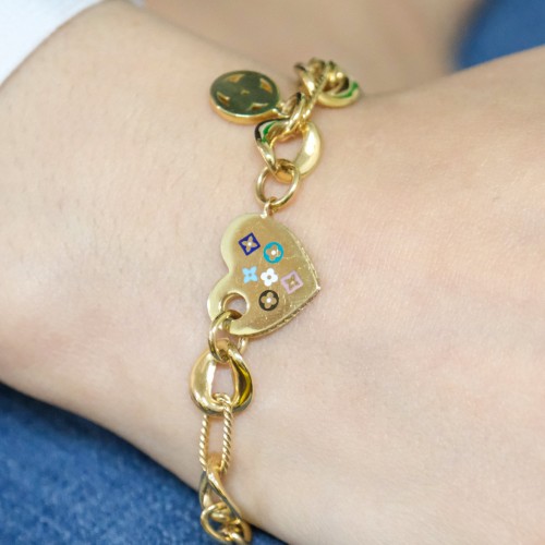 SALLANTILI KALP BİLEKLİK 14 AYAR A049214 SALLANTILI KALP BİLEKLİK 14 AYAR A049214