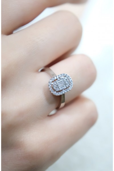 BAGET YÜZÜK 14 AYAR A049376