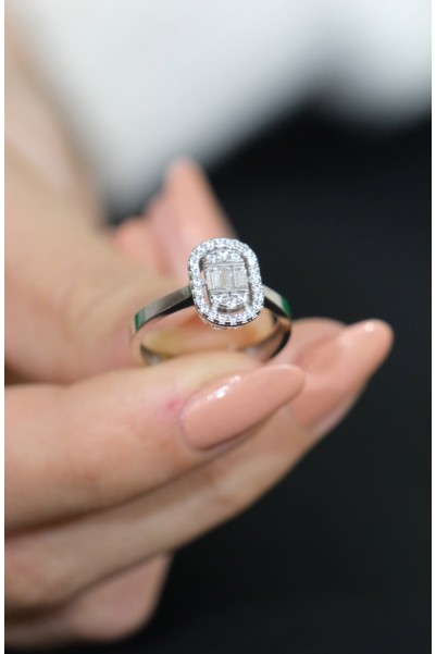 BAGET YÜZÜK 14 AYAR A049376