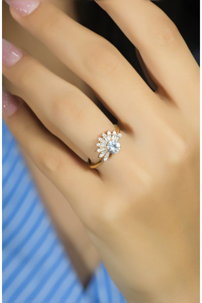 FANTAZİ YÜZÜK 14 AYAR A049495