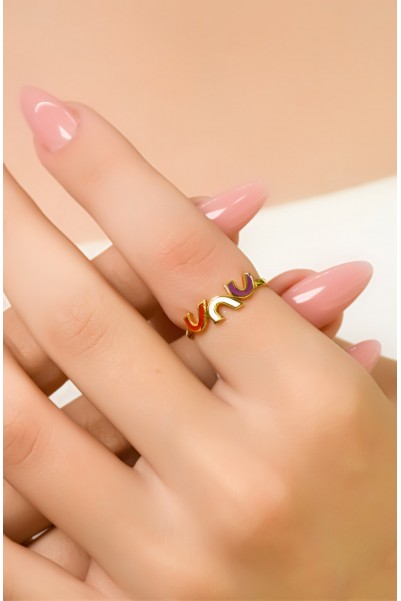 MİNELİ EKLEM YÜZÜK 22 AYAR A049514