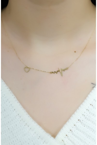 KALP RİTİM KOLYE 14 AYAR A050097 KALP RİTİM KOLYE 14 AYAR A050097