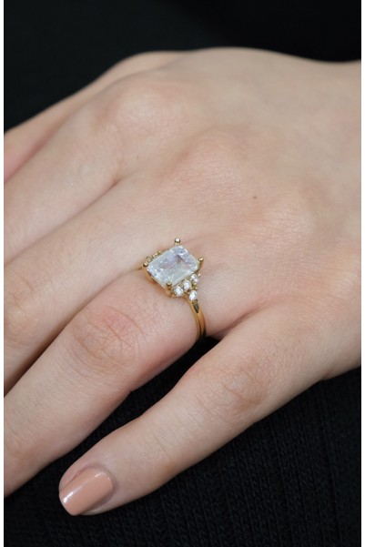 BAGET YÜZÜK 14 AYAR A050325