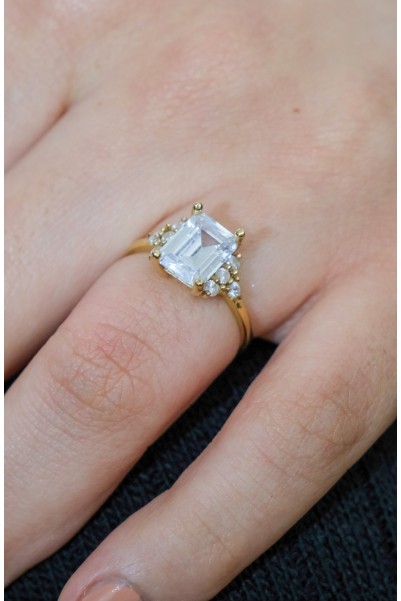 BAGET YÜZÜK 14 AYAR A050325