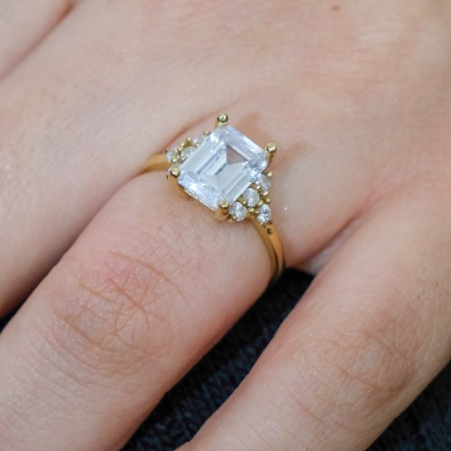 BAGET YÜZÜK 14 AYAR A050325 BAGET YÜZÜK 14 AYAR A050325