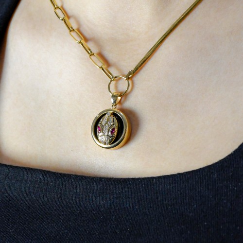 YILAN BAŞLI TASARIM KOLYE 14 AYAR A051003 YILAN BAŞLI TASARIM KOLYE 14 AYAR A051003