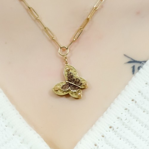 KELEBEK KOLYE 14 AYAR A051137