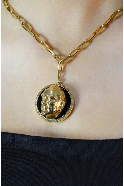 ATATÜRK BÜSTÜ KOLYE 14 AYAR A051608 