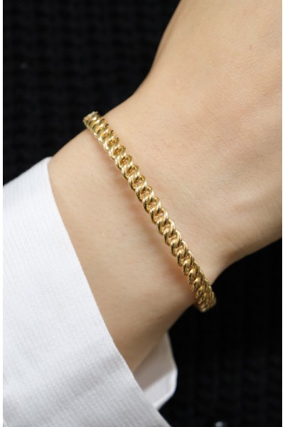 KUYU ZİNCİR MODEL KELEPÇE 14 AYAR A051610