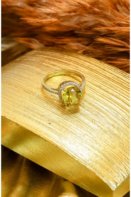 ÜÇTAŞ YÜZÜK 14 AYAR A051706 ÜÇTAŞ YÜZÜK 14 AYAR A051706