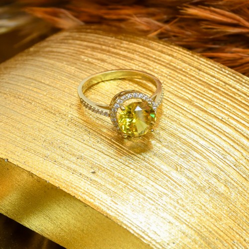 ÜÇTAŞ YÜZÜK 14 AYAR A051706 ÜÇTAŞ YÜZÜK 14 AYAR A051706