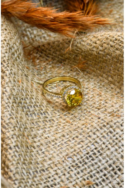 ÜÇTAŞ YÜZÜK 14 AYAR A051706