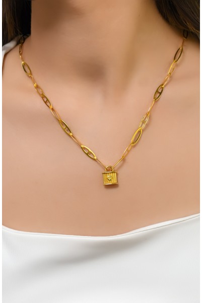 KİLİT KOLYE 22 AYAR A051722 KİLİT KOLYE 22 AYAR A051722