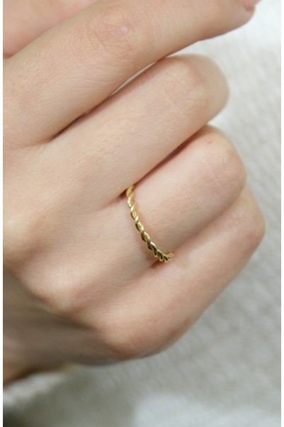 BURGU YÜZÜK 14 AYAR A052089