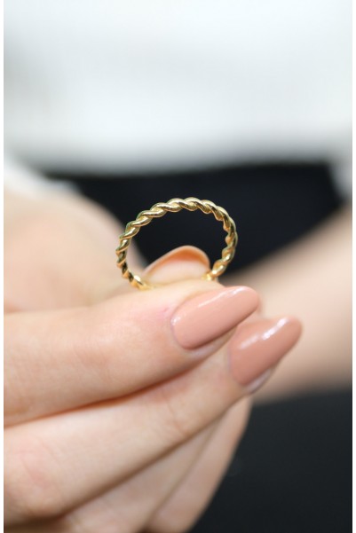 BURGU YÜZÜK 14 AYAR A052089