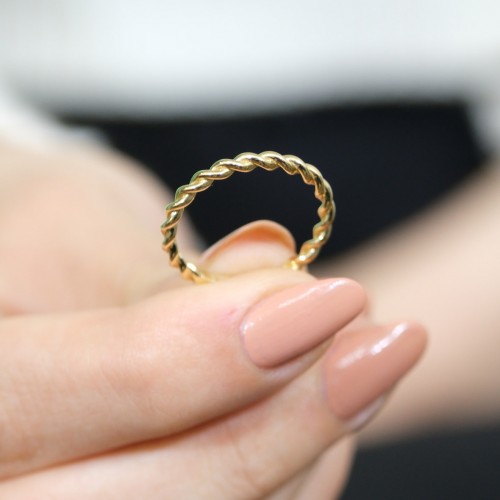 BURGU YÜZÜK 14 AYAR A052089 BURGU YÜZÜK 14 AYAR A052089