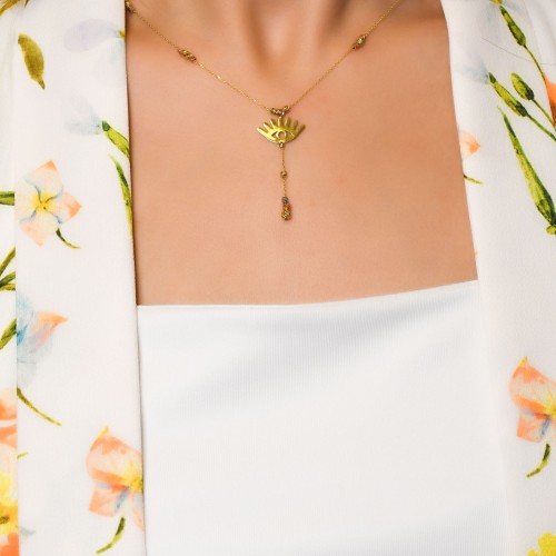 GÖZ KOLYE 14 AYAR A052293 GÖZ KOLYE 14 AYAR A052293