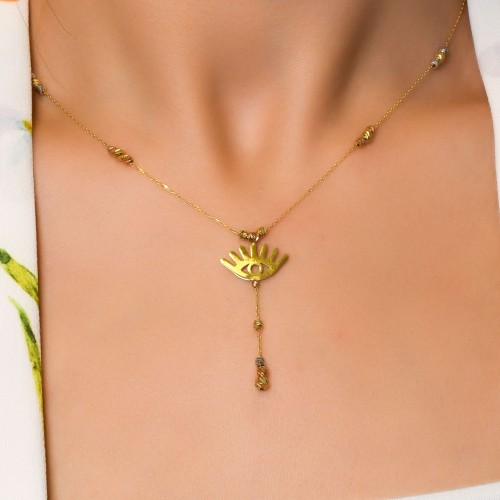 GÖZ KOLYE 14 AYAR A052293 GÖZ KOLYE 14 AYAR A052293