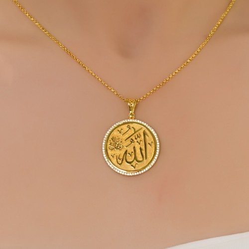 ALLAH YAZILI KOLYE 22 AYAR A052339