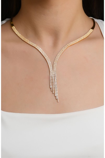 SU YOLU GERDANLIK 22 AYAR A052350